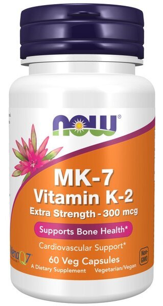 MK - 7 Vitamin K - 2, 300mcg Extra Strength - 60 vcaps - VitaeSupps