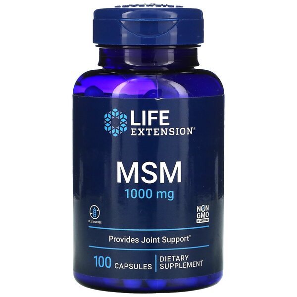 MSM, 1000mg - 100 caps - VitaeSupps