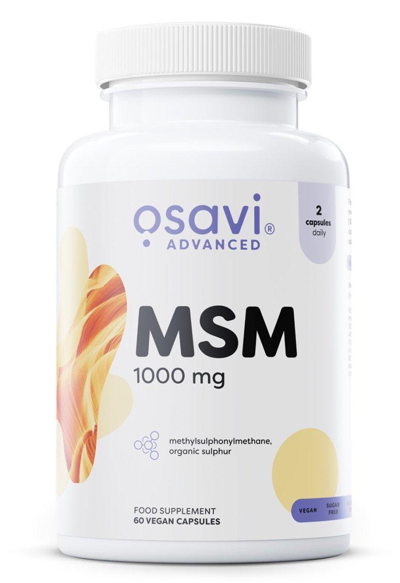 MSM, 1000mg - 60 vcaps - VitaeSupps