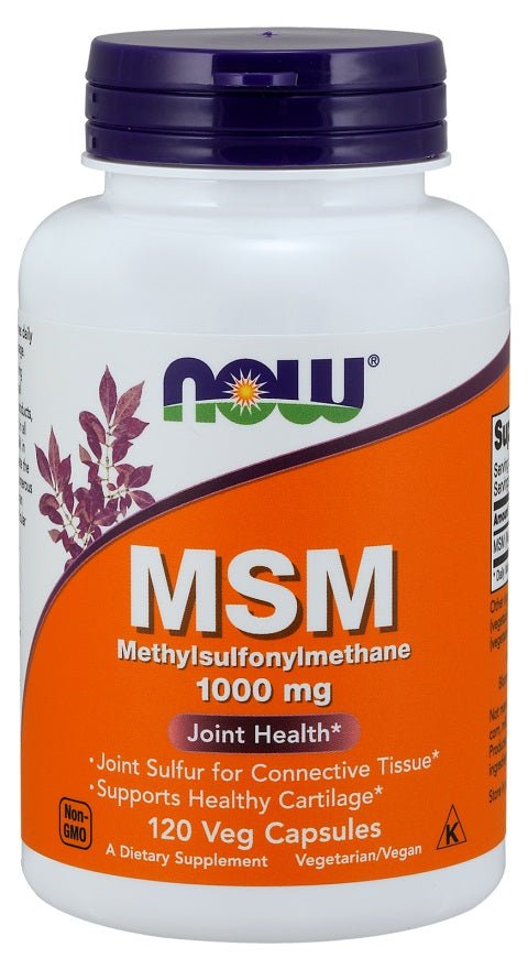 MSM Methylsulphonylmethane, 1000mg - 120 vcaps - VitaeSupps