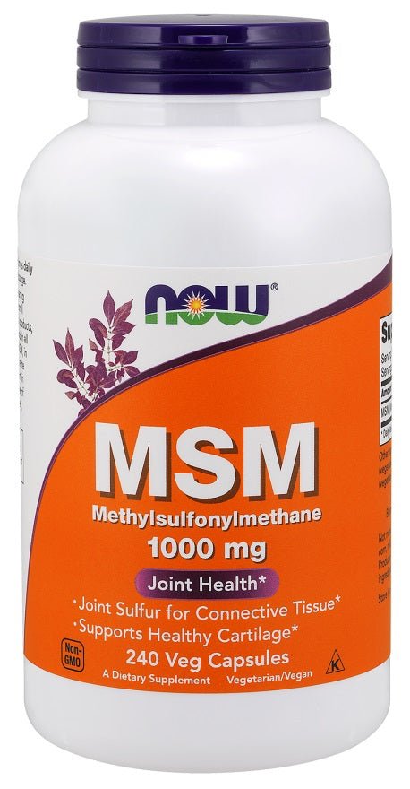 MSM Methylsulphonylmethane, 1000mg - 240 vcaps - VitaeSupps