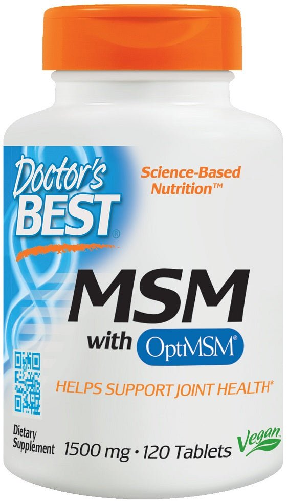 MSM with OptiMSM Vegan, 1500mg - 120 tablets - VitaeSupps