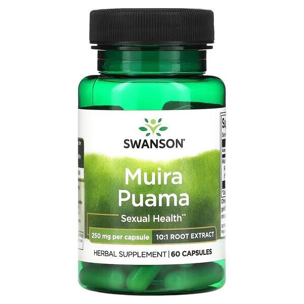 Muira Puama, 250mg (10:1) - 60 caps - VitaeSupps