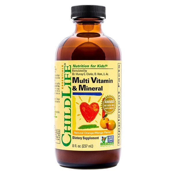 Multi Vitamin & Mineral, Natural Orange/Mango - 237 ml. - VitaeSupps