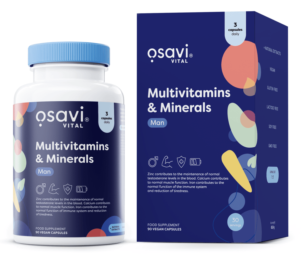 Multivitamins & Minerals Man - 90 vegan caps - VitaeSupps