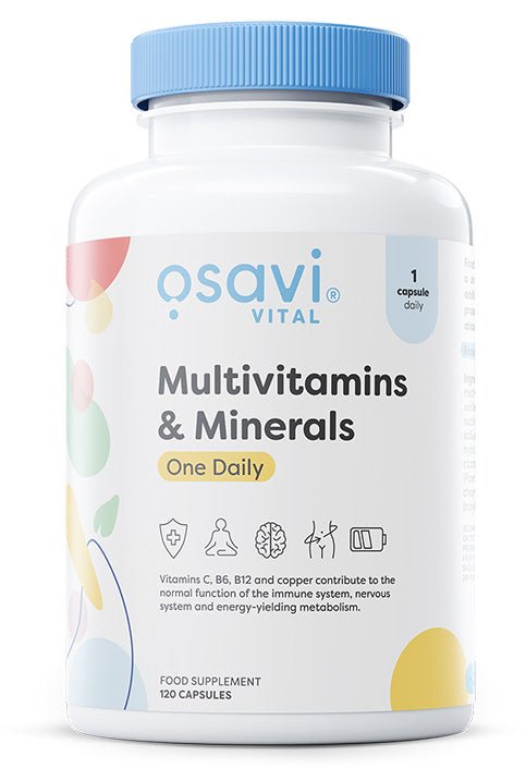 Multivitamins & Minerals One Daily - 120 caps - VitaeSupps