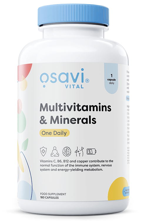 Multivitamins & Minerals One Daily - 180 caps - VitaeSupps