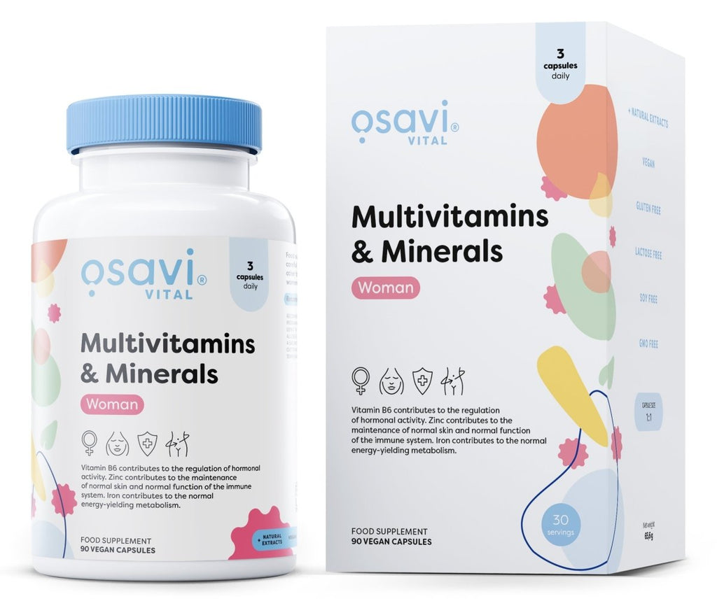 Multivitamins & Minerals Woman - 90 vegan caps - VitaeSupps