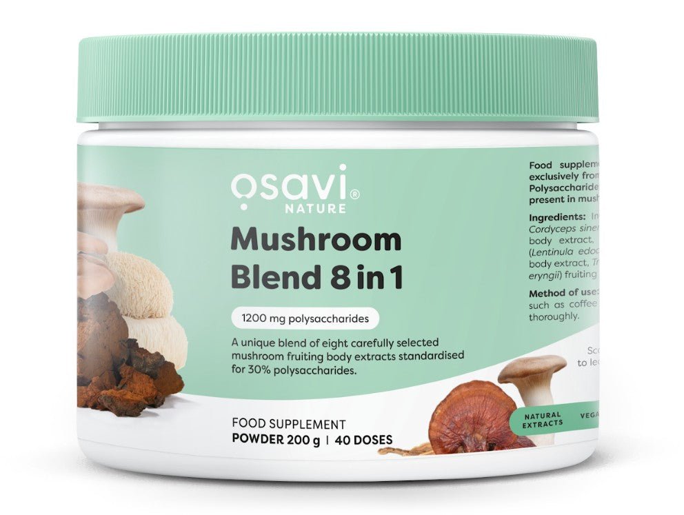 Mushroom Blend 8 in 1 - 200 grams - VitaeSupps