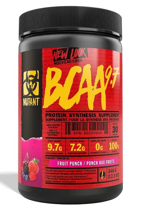 Mutant BCAA 9.7, Fruit Punch - 348 grams - VitaeSupps