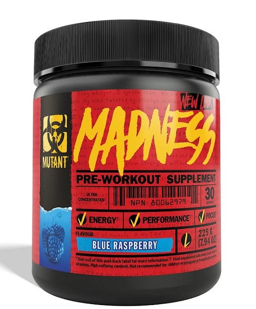 Mutant Madness, Blue Raspberry - 225 grams - VitaeSupps