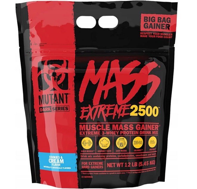 Mutant Mass Extreme 2500, Cookies & Cream - 5450 grams - VitaeSupps