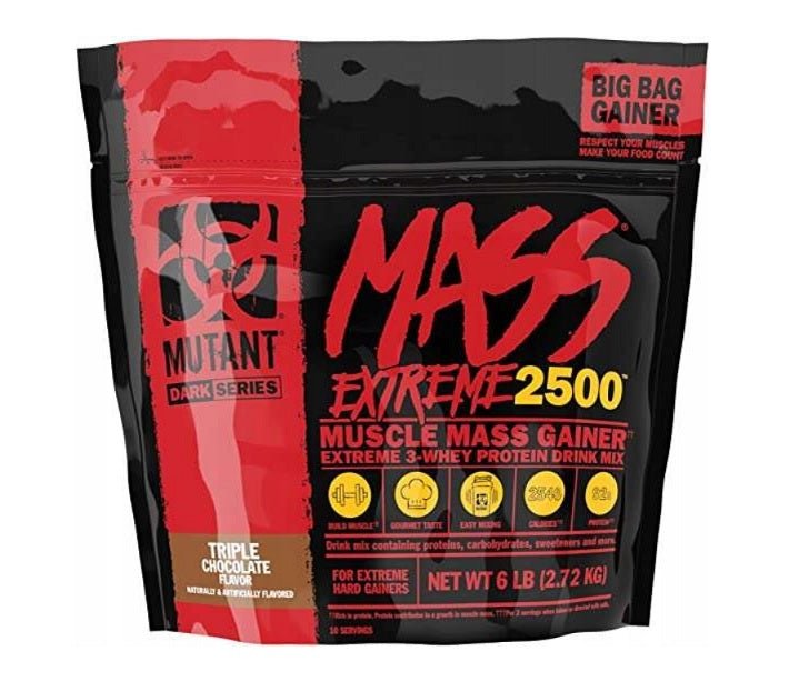 Mutant Mass Extreme 2500, Triple Chocolate - 2720 grams - VitaeSupps