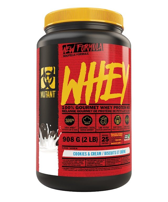 Mutant Whey, Cookies & Cream - 908 grams - VitaeSupps