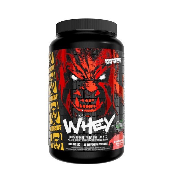 Mutant Whey, Strawberry Cream - 908 grams - VitaeSupps