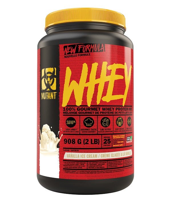 Mutant Whey, Vanilla Ice Cream - 908 grams - VitaeSupps