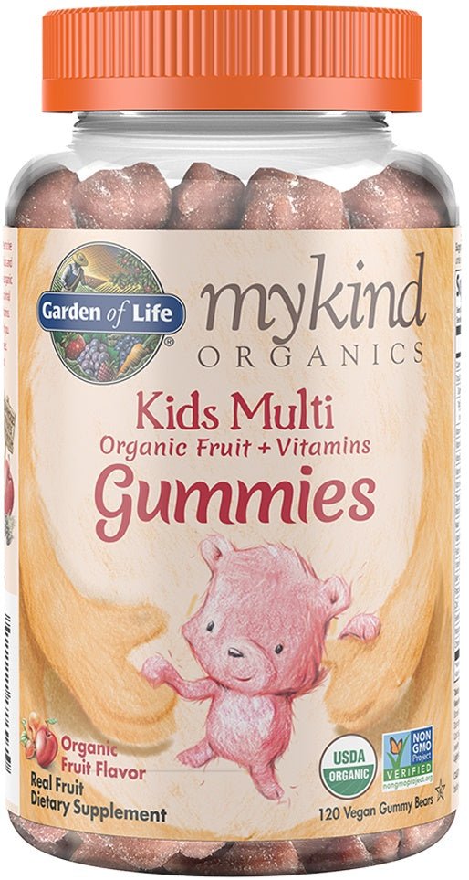 Mykind Kids Multi Gummies, Fruit Flavor - 120 vegan gummy bears - VitaeSupps