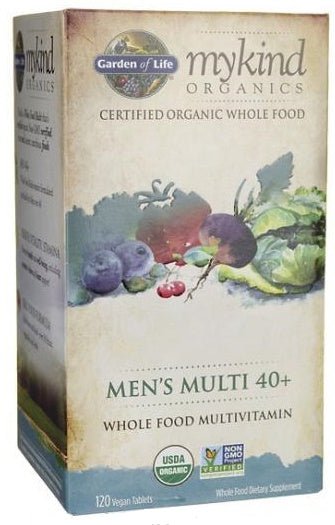 Mykind Men's Multi 40+ - 120 vegan tablets - VitaeSupps