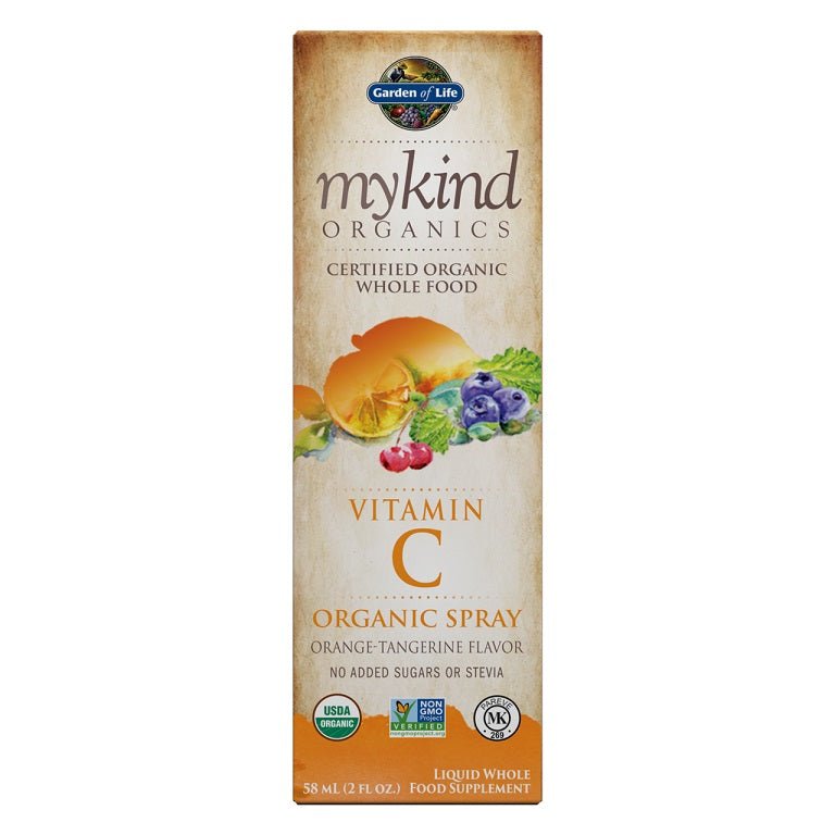 Mykind Vitamin C Spray, Orange - Tangerine - 58 ml. - VitaeSupps