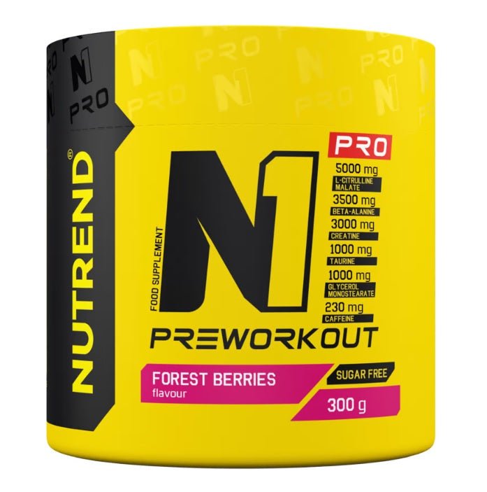 N1 Pro Pre - Workout, Forest Berries - 300 grams - VitaeSupps
