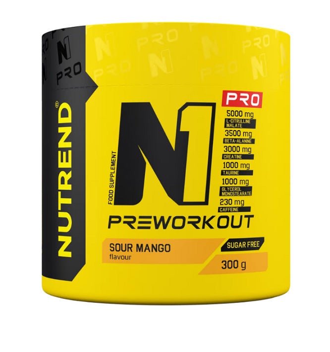N1 Pro Pre - Workout, Sour Mango - 300 grams - VitaeSupps