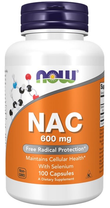 NAC with Selenium, 600mg - 100 caps - VitaeSupps