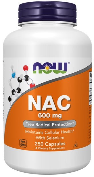 NAC with Selenium, 600mg - 250 caps - VitaeSupps