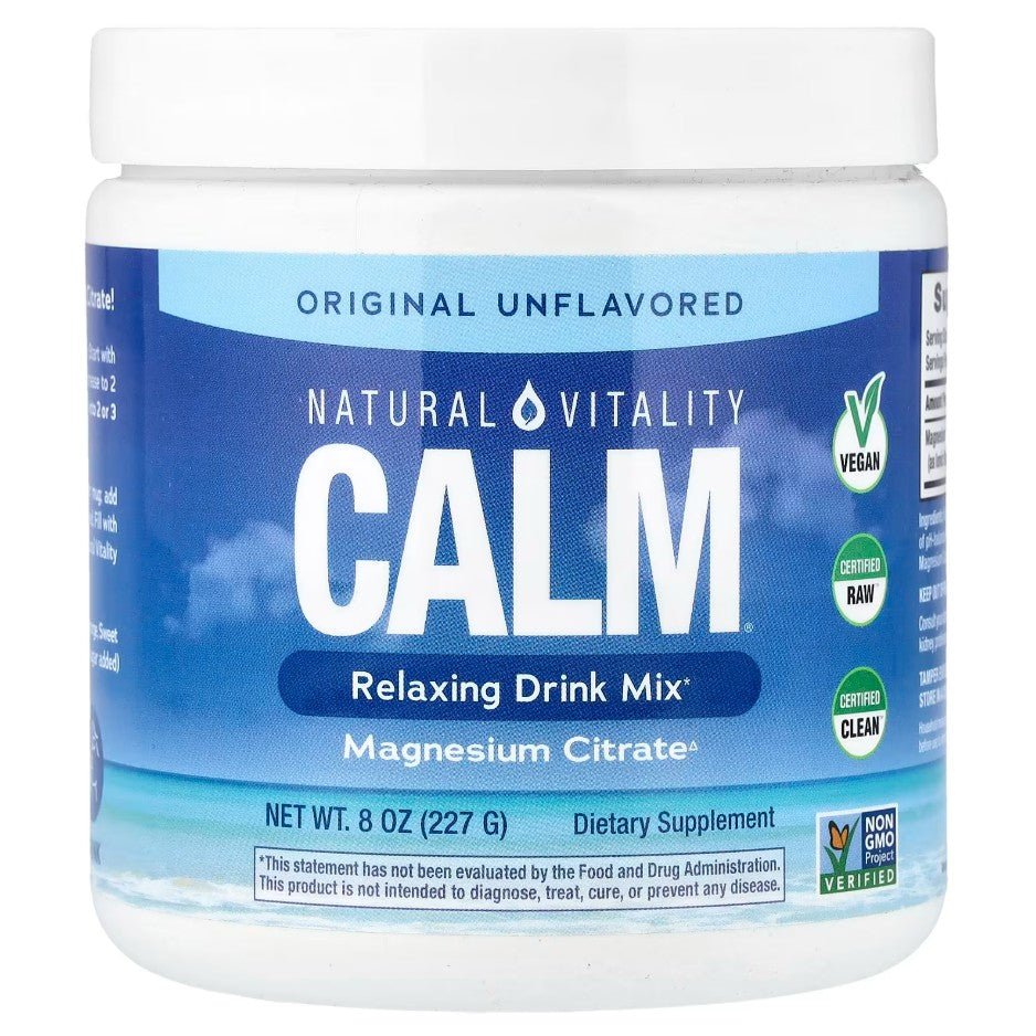 Natural Calm, Unflavored - 227 grams - VitaeSupps