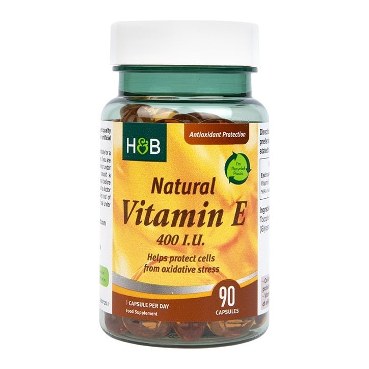 Natural Vitamin E, 400 IU - 90 caps - VitaeSupps