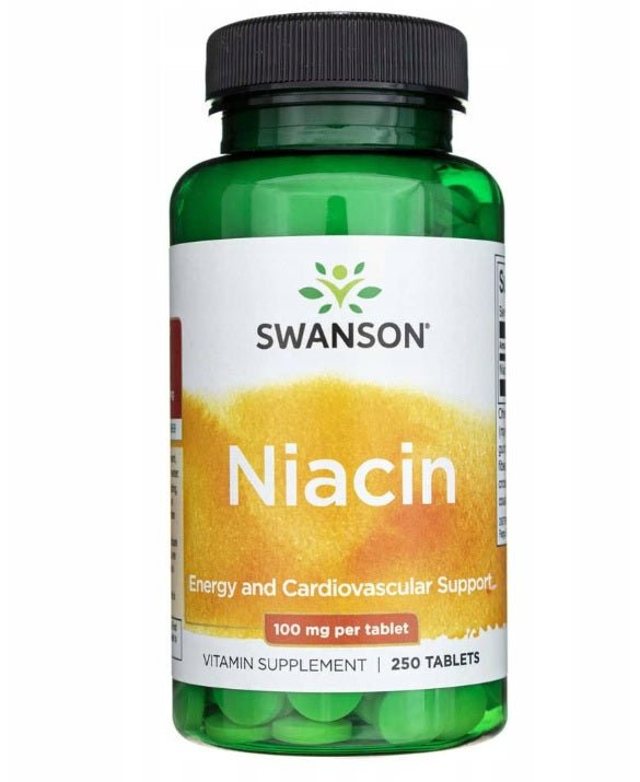 Niacin, 100mg - 250 tablets - VitaeSupps