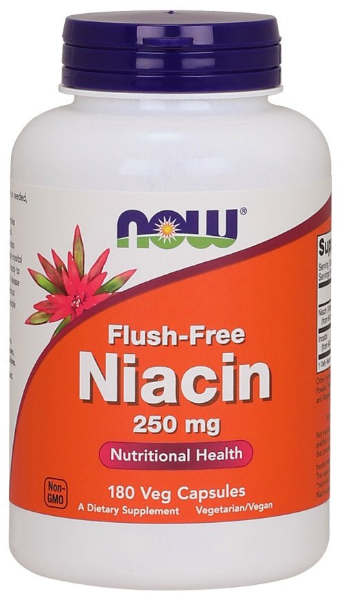Niacin Flush - Free, 250mg - 180 vcaps - VitaeSupps