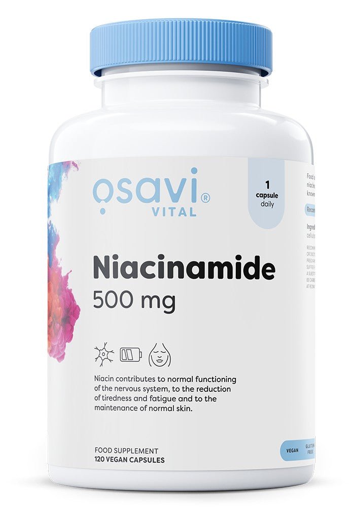 Niacinamide, 500mg - 120 vegan caps - VitaeSupps