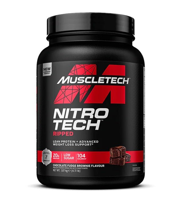 Nitro-Tech Ripped, Chocolate Fudge Brownie - 1870 grams