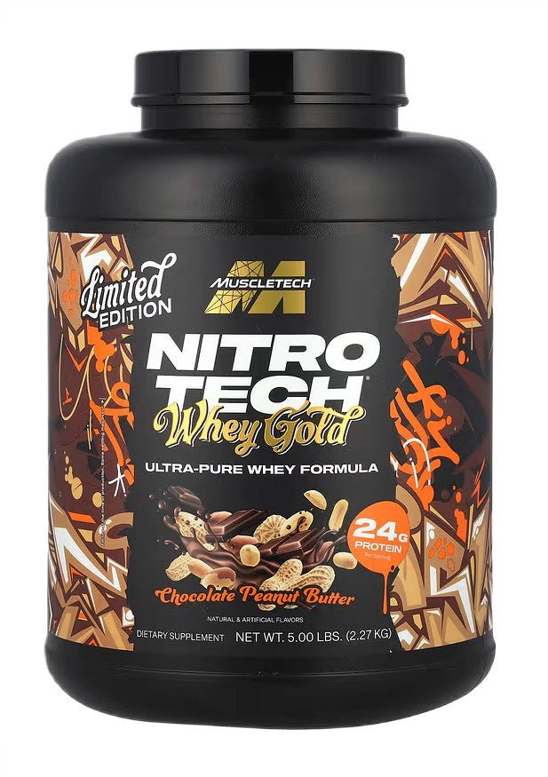 Nitro - Tech Whey Gold, Chocolate Peanut Butter - 2270 grams - VitaeSupps