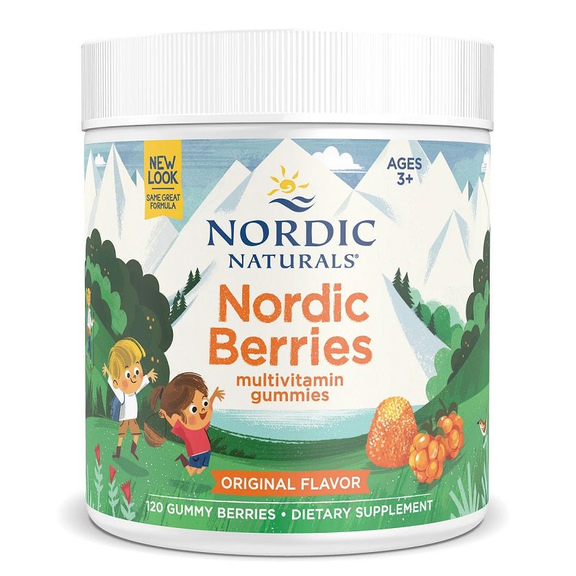 Nordic Berries Multivitamin, Original Flavor - 120 gummy berries - VitaeSupps