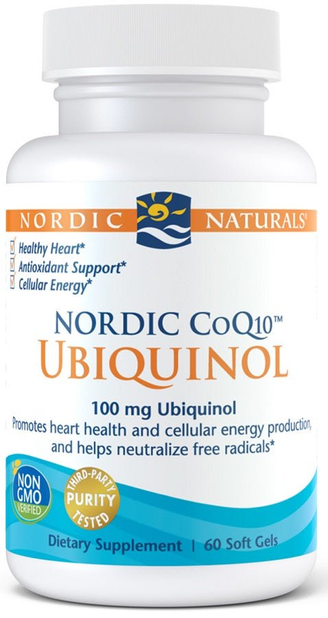 Nordic CoQ10 Ubiquinol, 100mg - 60 softgels - VitaeSupps