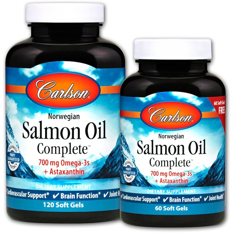 Norwegian Salmon Oil Complete - 120 + 60 softgels - VitaeSupps