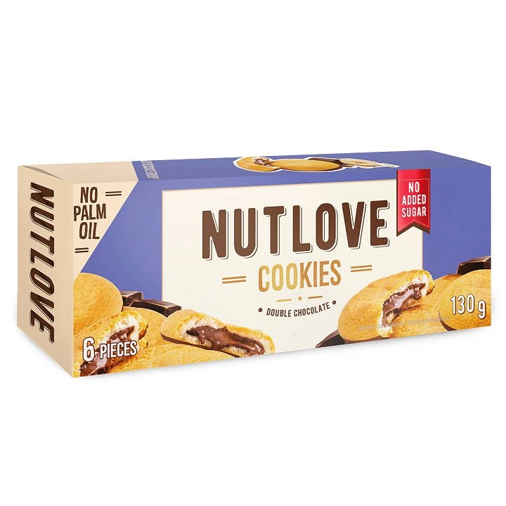 Nutlove Cookies, Double Chocolate - 6 cookies - VitaeSupps