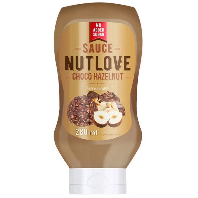 Nutlove Sauce, Choco Hazelnut - 280 ml. - VitaeSupps