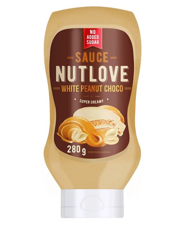 Nutlove Sauce, White Peanut Choco - 280 grams - VitaeSupps