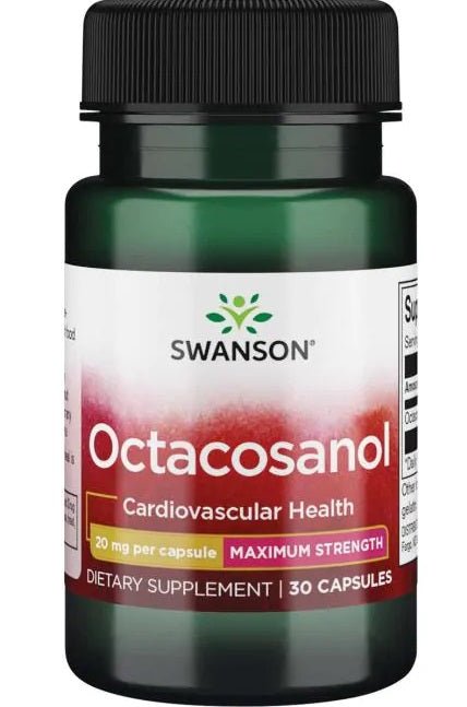 Octacosanol, Maximum - Strength 20mg - 30 caps - VitaeSupps