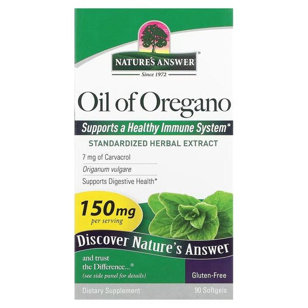 Oil of Oregano, 150mg - 90 softgels - VitaeSupps