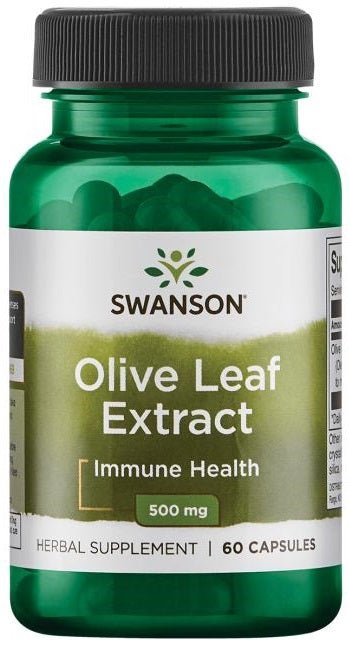 Olive Leaf Extract, 500mg - 60 caps - VitaeSupps