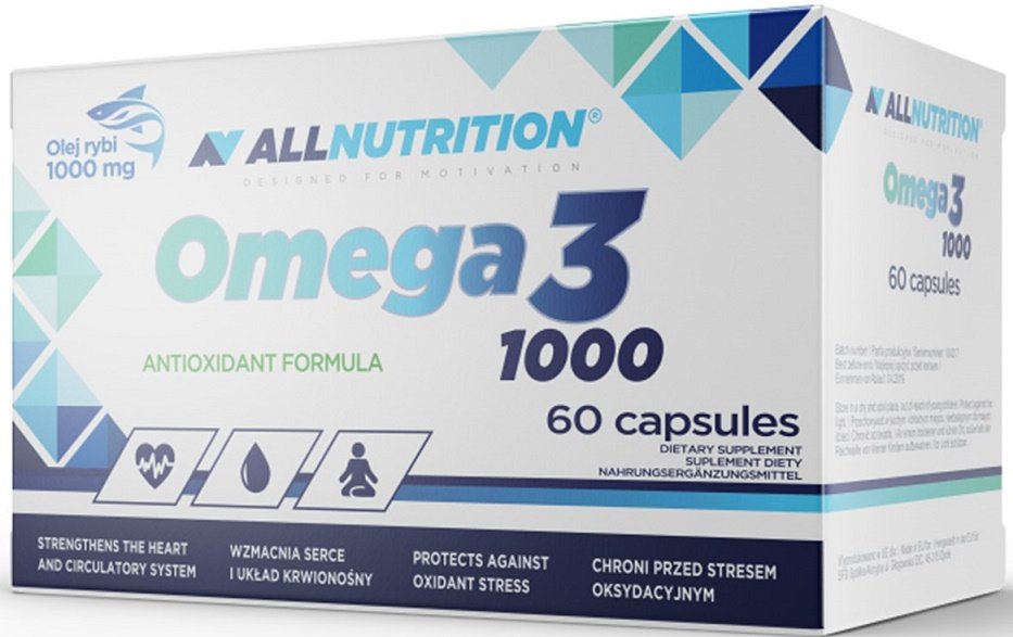 Omega 3, 1000mg - 60 caps - VitaeSupps