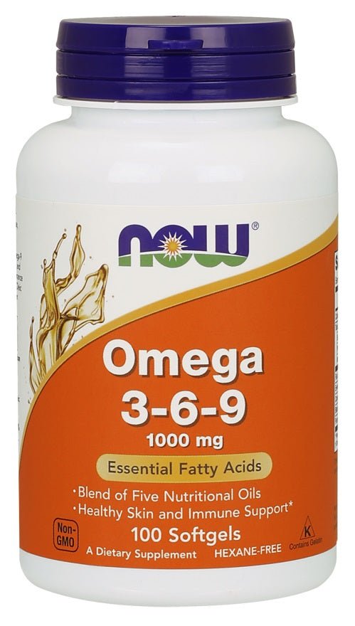 Omega 3 - 6 - 9, 1000mg - 100 softgels - VitaeSupps