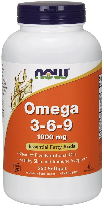 Omega 3 - 6 - 9, 1000mg - 250 softgels - VitaeSupps