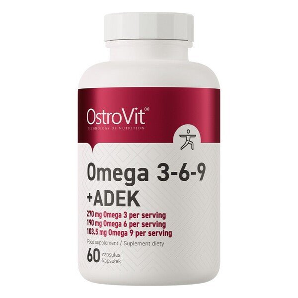 Omega 3 - 6 - 9 + ADEK - 60 caps - VitaeSupps
