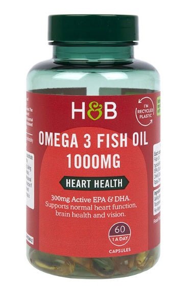 Omega 3 Fish Oil, 1000mg - 60 caps - VitaeSupps