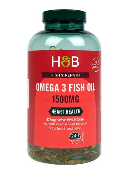 Omega 3 Fish Oil, 1500mg - 240 caps - VitaeSupps