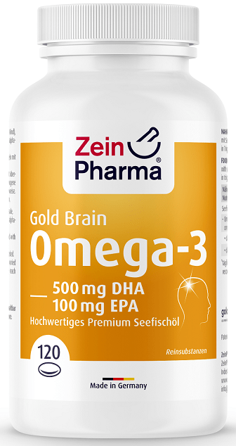 Omega - 3 Gold - Brain Edition - 120 softgels - VitaeSupps
